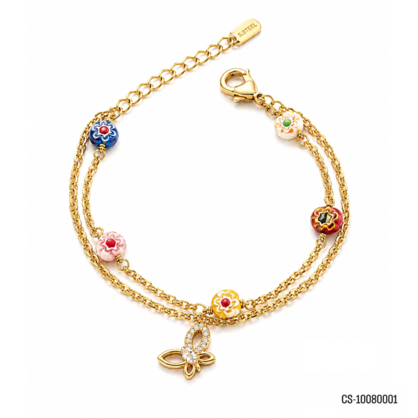 Pulsera Mariposa Arcoíris